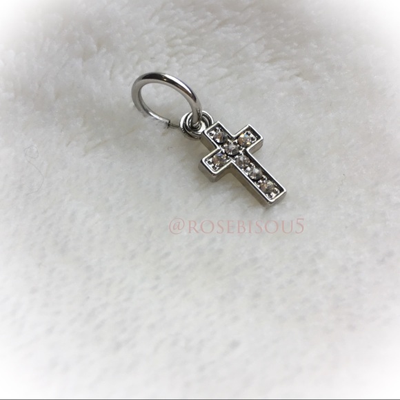 [Faux] Belly Piercing Rhinestone Cross - Picture 3 of 6